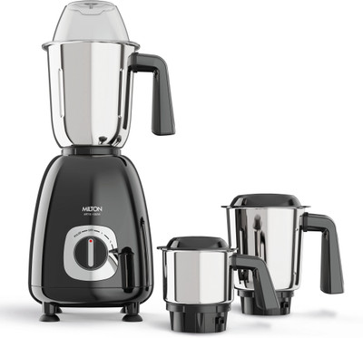 MILTON Artis 1000 W Juicer Mixer Grinder(CELGMIX008BLCK0001 | 3 Jars | Black)