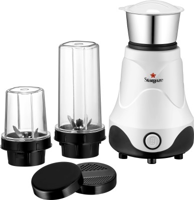 Stargaze Bullet Blender 300 W Mixer Grinder(Bullet Blender | 3 Jars | White)