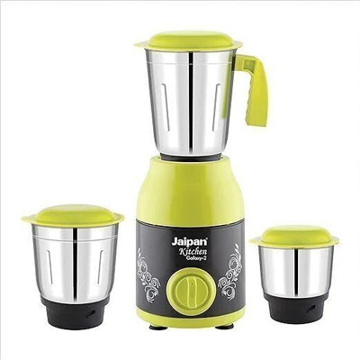 Jaipan Galaxy-3 550 W Juicer Mixer Grinder(JNM-0822 | 3 Jars | Green)