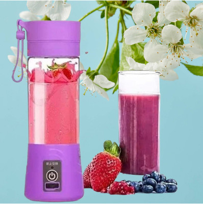 YAROH PRO 450 W Juicer Mixer Grinder(Juicer_48Rechargeable 6-Blade Portable Juicer Bottle Blender | 1 Jar | Multicolor)