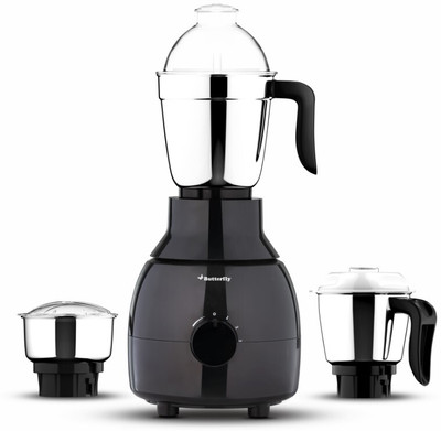 Butterfly Ruby 750 W Mixer Grinder(Ruby Lite Mixer Grinder | 3 Jars | Grey)