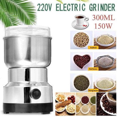 Ghoba 300W:Compact Kitchen design Electric Household Grinder 300 W Juicer Mixer Grinder(Seasonings Spices Mill Powder Machine Grinder Machine for Home and Office | 1 Jar | Silver)