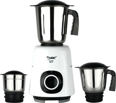 Prestige Atlas 500 W Juicer Mixer Grinder(Atlas Flash | 3 Jars | with Flow Breaker Design | White, Black)