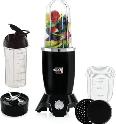 JUST ONE Black, Power Consumption : W - 500, Total Jars : 03 500 W Mixer Grinder(500 W Black Mixer Grinder | 3 Jars | Black)