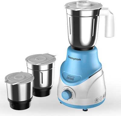 Crompton ACGM-DS500W3J DS 500 500 Mixer Grinder (3 Jars, Multicolor)