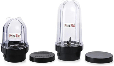 PRIME PLUS 750 Juicer Mixer Grinder 200 W Juicer Mixer Grinder(AC-BUJPP Bullet Juicer Jars | 2 Jars | Black)