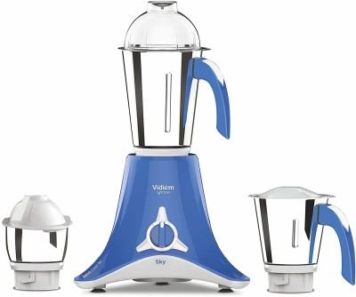 Vidiem Vstar Sky 650 W Mixer Grinder(MG 614 A | 3 Jars | Blue)