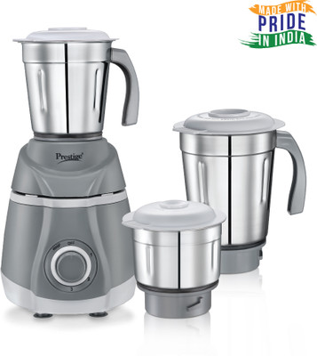 Prestige Atlas Classic 500 Juicer Mixer Grinder Flow Breaker Design (3 Jars, White, Grey) For Rs. 1999 @ 49 %
