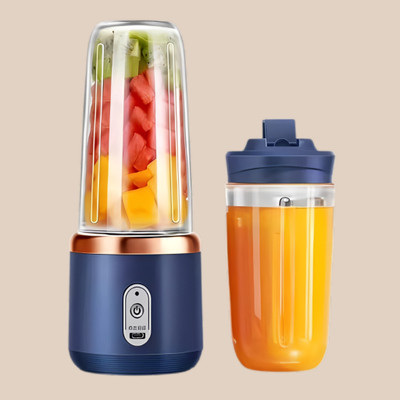 STARPICK Portable USB Rechargeable Juicer Blender Mini Smoothie Maker Bottle 105 W Juicer Mixer Grinder(Portable Shake Cup with Fruit Mixing Blender Function | 1 Jar | Multicolor)
