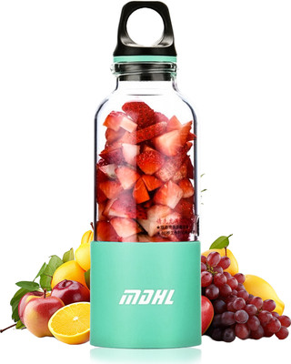 Elegant Lifestyle Rechargeable Wireless Soft Vegetable Chopper Milk/Smoothie Shaker for Gym/Office 200 W Juicer Mixer Grinder(Portable Juicer Mixer, Electric Blender, Protein Shaker, Fresh Fruit Juice Maker | 1 Jar | Green)