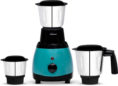 Sunflame Heavy Duty 500 W Mixer Grinder(MG50 | 3 Jars | Silver, Black, Blue)