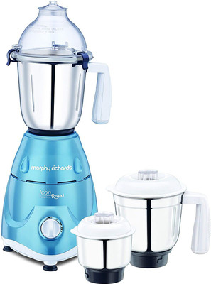 Morphy Richards Icon Royal Sapphire 600 Mixer Grinder (3 Jars, Sapphire Colour)