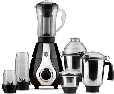 MasterChef MJ 07 1000 W Juicer Mixer Grinder(KITCHEN PRIMO | 6 Jars | Black)