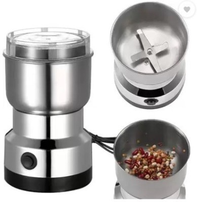 Nima NM 8300 300 W Mixer Grinder(MINI grinder 300 W Mixer Grinder | 1 Jar | Silver, Black)