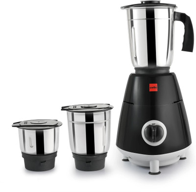 Cello Trion 550 W Mixer Grinder  (Trion Neo, Unbreakable Jars, Copper Motor | 3 Jars | Black) For Rs. 1099 @ 68 %