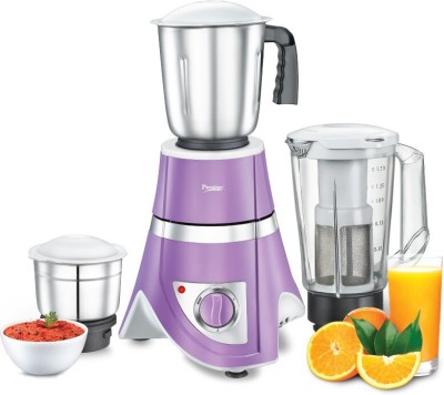 Prestige Zenith 750 W Juicer Mixer Grinder(Zenith | 3 Jars | Purple)