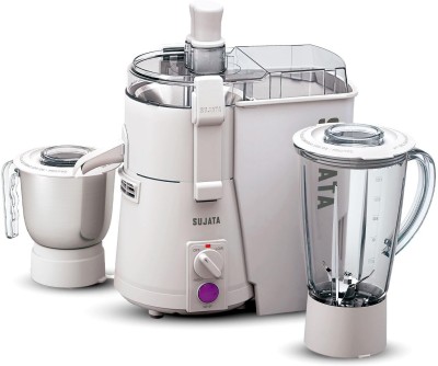 SUJATA POWERMATIC PLUS 900 W Juicer Mixer Grinder('S | 2 Jars | White)