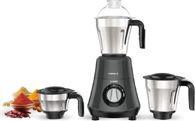 HAVELLS hydro 750 W Mixer Grinder(hydro 3jar | 3 Jars | Black)