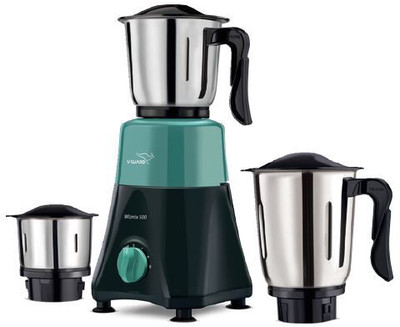V-Guard TEAL GREEN 500 W Mixer Grinder(WIZMIX 500 TG | 3 Jars | TEAL GREEN)