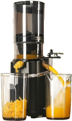 Glen Hopper Cold Press Slow Juicer Machine Electric 130mm Large Feed Low Noise 250 W Juicer(SA-4016HSJ_N Juice and Pulp containers | 1 Jar | Black)