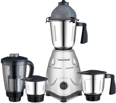 Morphy Richards Superb 750 W Mixer Grinder(ICON SUPERB (640112) | 4 Jars | Silver)