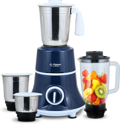 Flipkart SmartBuy - 750 W Juicer Mixer Grinder(Kitchen King | 4 Jars | Blue)