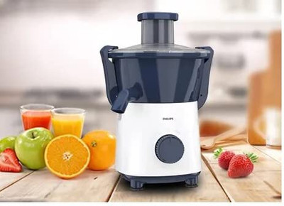 PHILIPS juicer 500 W Juicer Mixer Grinder(HL7566/00 | 1 Jar | DEEP AZUR)