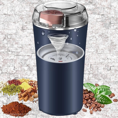 Praaj mini grinder 300 W Mixer Grinder(Mini Electric Grinder – Multipurpose Grinder for Dry Spices, Masala, Nuts, Seeds | 1 Jar | Blue)