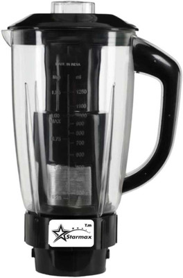 Starmax 4-Piece Mixer Jar Set | 3 Stainless Steel + 1 Juicer Jar Mixer Juicer Jar(1500 ml)