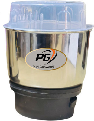 Puri Goswami Mixer Grinder Chutney Jar 250ml Fit on 2 Lock & 4 Teeth Coupler Mixer Juicer Jar Mixer Juicer Jar(400 ml)