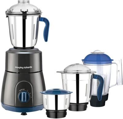 Morphy Richards Relish 750 W Mixer Grinder(Relish | 4 Jars | Blue, Silver)