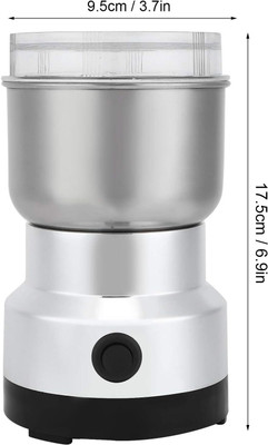 WunderVoX Nem-90 200 W Mixer Grinder(NG-90 | 1 Jar | Silver)