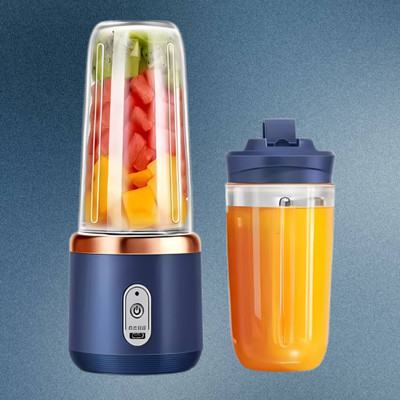 DailyDwell Plastic Portable Juicing Bottle for Fresh Fruit Smoothie Mixing Hand Juicer(Multicolor)