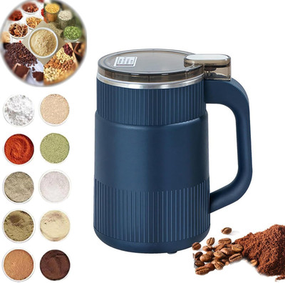 Dwiza Enterprise Multifunctional Grinder Machine Coffee Beans Electric Grinder & Coffee Maker 200 W Mixer Grinder(Multifunctional Powder Grinder for Kitchen, Electric Spice Grinder | 1 Jar | Blue)