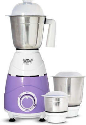 MAHARAJA WHITELINE MIXTRON DLX 750 W Mixer Grinder(MX-246 | 3 Jars | White and Voilet)