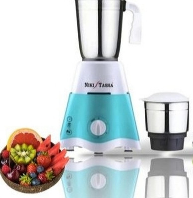 NIKI TASHA turbo series 750 W Mixer Grinder(GREEN 750 | 2 Jars | Green)