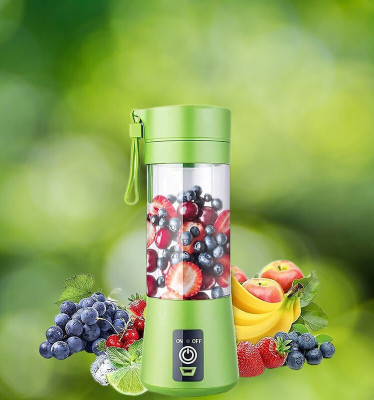 YAROH PRO 450 W Juicer Mixer Grinder(N92_Juicer USB Rechargeable 6-Blade Portable Juicer Blender | 1 Jar | Multicolor)