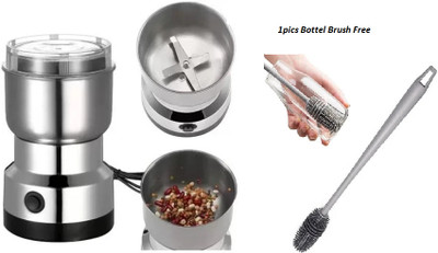 Nima Combo Of Bottel Brush 150 W Mixer Grinder(Nigrinder | 1 Jar | Silver)