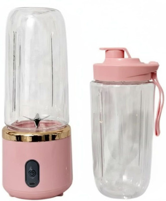 TeraaBliss SmartBlend Series 40 W Juicer(Portable USB Rechargeable Blender | 1 Jar | Pink)
