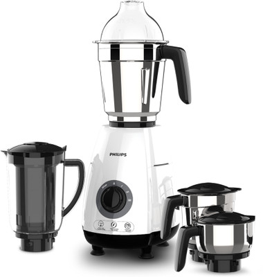 PHILIPS Juicer Mixer Grinder 1000 W Mixer Grinder  (HL7703/00 | 4 Jars | White) For Rs. 5499 @ 36 %