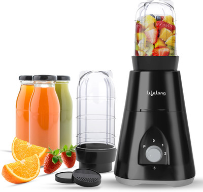 Lifelong LLMG220 350 Mixer Grinder (2 Jars, Black) For Rs. 899 @ 71% off