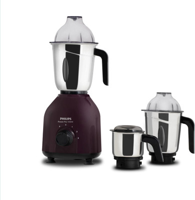 PHILIPS HL7713 1000 W Mixer Grinder(HL7713 | 3 Jars | Violet)