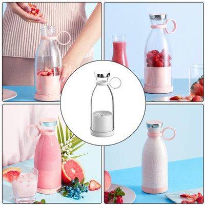 PORTAMIX UB-02 200 W Juicer(Rechargeable USB Portable Bottle Juicer Blender | 1 Jar | Pink)
