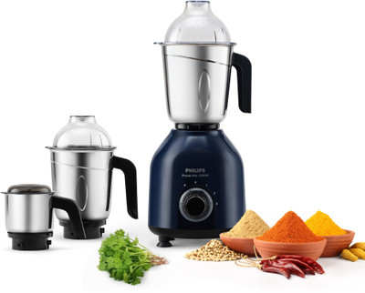 PHILIPS Hercules 1000 W Mixer Grinder(HL7713/01 | 3 Jars | Azure blue)