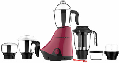 Butterfly Rapid 750 W Juicer Mixer Grinder(Rapid Plus | 5 Jars | Beet Red)