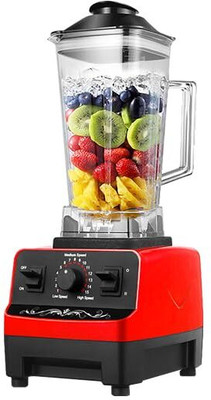 TechnoPure Professional High Speed 25000 RPM Multifunctional Juicer Blender with 2L Jar 2000 W Juicer Mixer Grinder(J1_TP Professional Blender 2000W_Orange | 1 Jar | Orange)