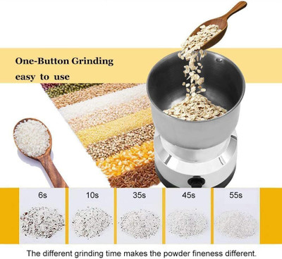 R.T. Impex MINI 150W 150 Mixer Grinder 240 Juicer Mixer Grinder (1 Jar, Silver USD) 200 W Mixer Grinder(Latest nima Japan Multi function Food Grinder Household Electric Cereals Grinder | 1 Jar | Silver)