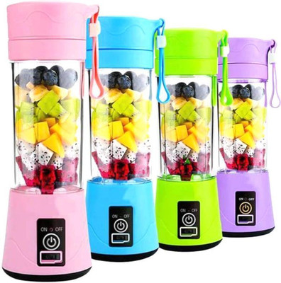 Msodissa PRO 450 W Juicer Mixer Grinder(HB-721 Rechargeable Portable Electric Mini USB Bottle Juicer Mixer Grinder | 1 Jar | Multicolor)