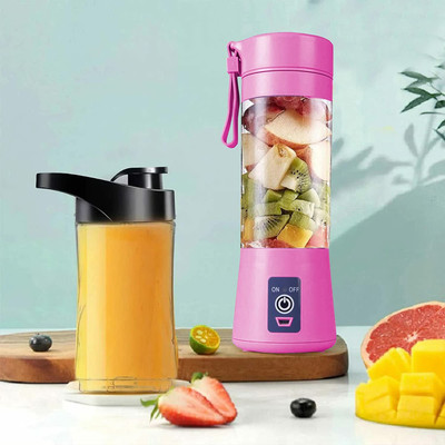 GUGGU Pro Fruit Juicer 200 W Juicer Mixer Grinder(WTV_871O_ Portable Electric Fruit Juicer Maker USB Rechargeable Mini Juicer | 1 Jar | Multicolor)