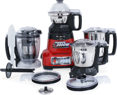 Panasonic MX-AE475 Monster 2000 W Mixer Grinder(MONSTER MX-AE 475 750 Juicer Mixer Grinder | | 4 Jars | Red)